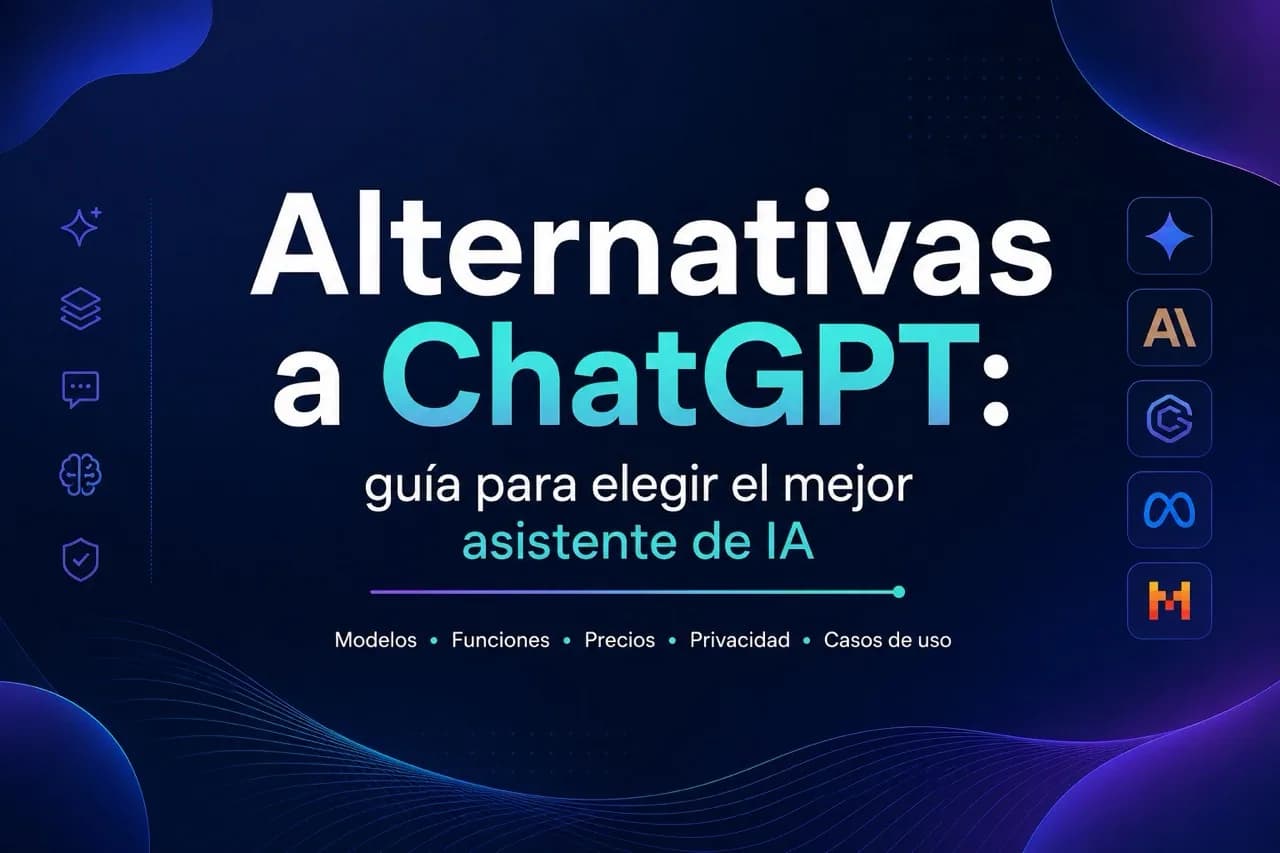 Alternativas a ChatGPT: guía para elegir el mejor asistente de IA