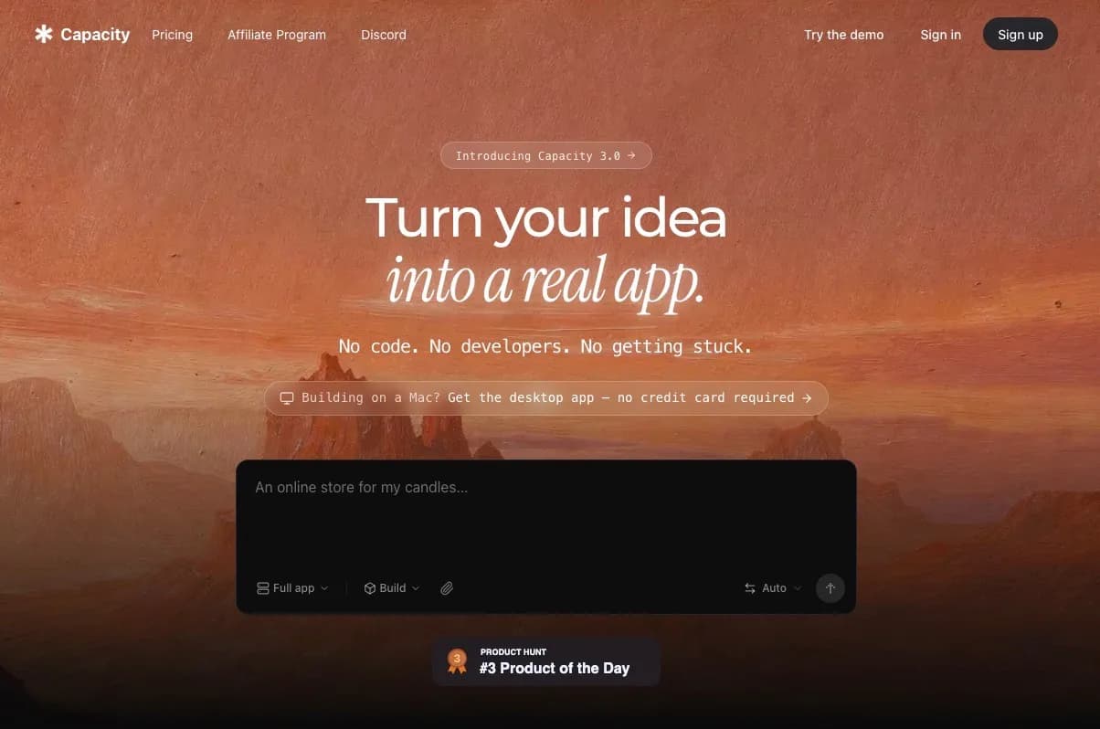Crea una app completa sin escribir código: la guía de Capacity.so para convertir ideas en productos reales