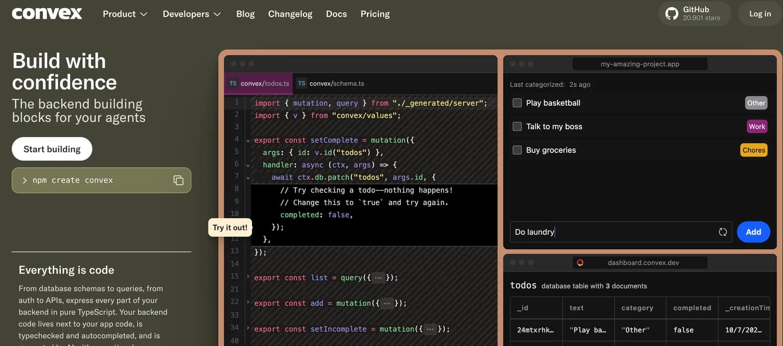 Convex: el backend reactive para agentes IA con TypeScript puro (2026)