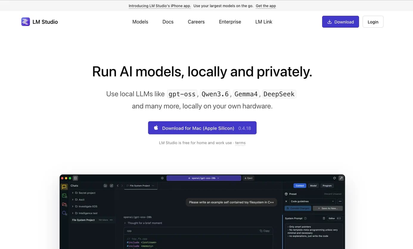 LM Studio: cómo instalar y correr modelos de IA local con interfaz gráfica (2026)