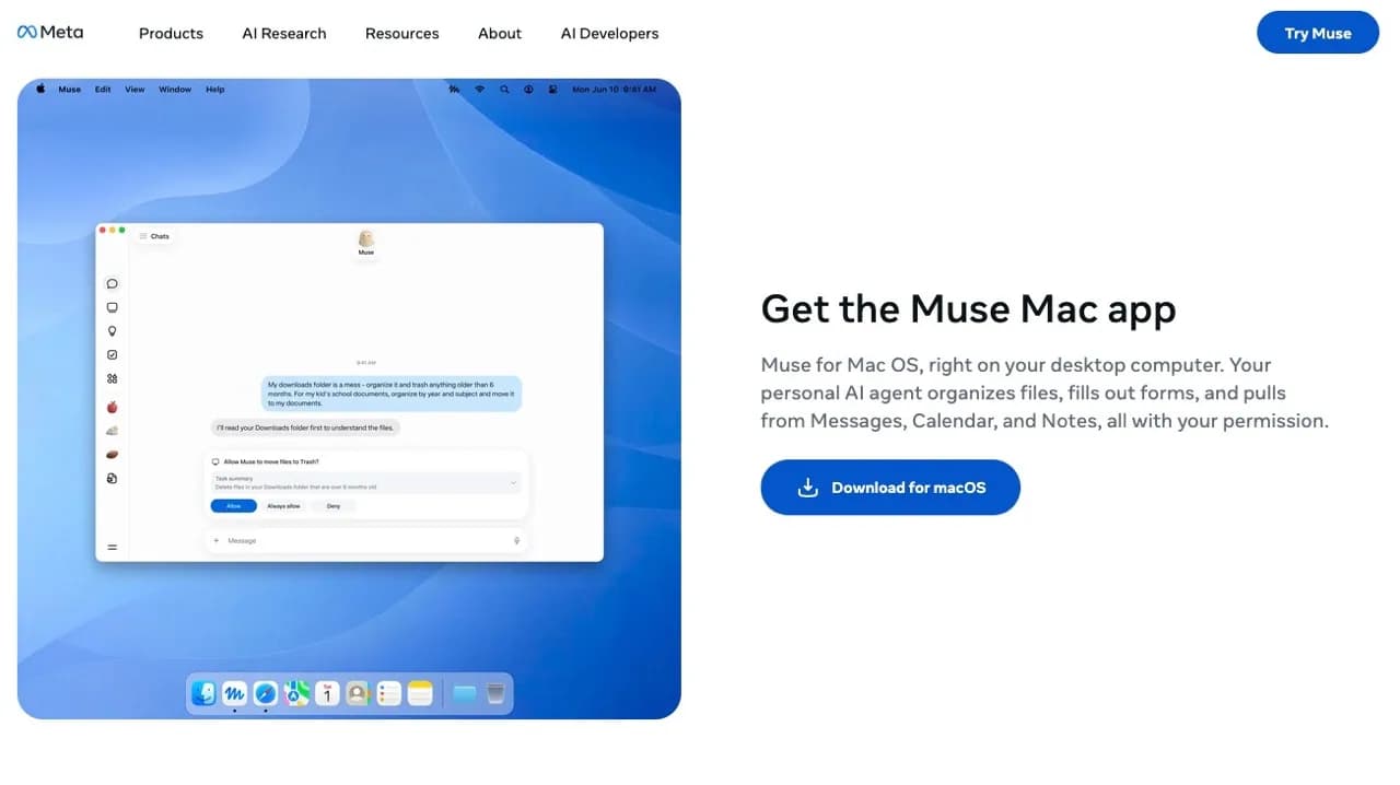 Meta Muse en Mac: La Revolución de la IA en tu Escritorio